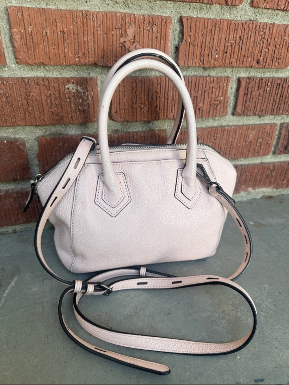 Rebecca Minkoff Micro Perry Leather Satchel